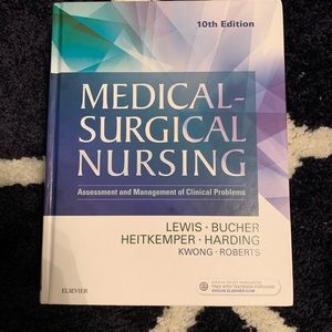 Medical surgical nursing textbook